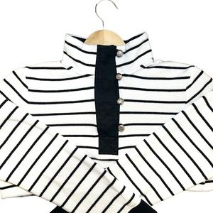 Ralph Lauren Petite Women’s Striped Button-Up Sweater / Pullover Size Small